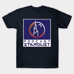 Podcast Stardust Blue with Multi-Pixel Logo T-Shirt